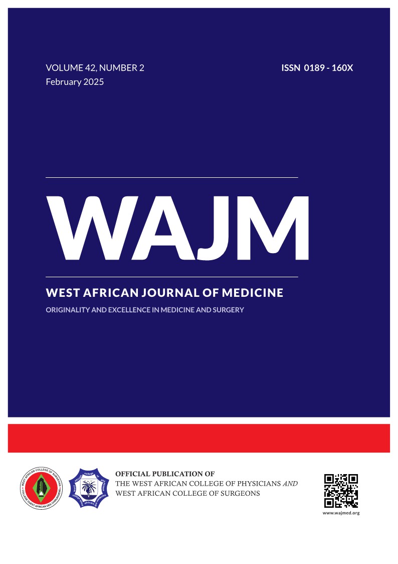 					View Vol. 42 No. 2 (2025): The West Africa Journal of Medicine
				